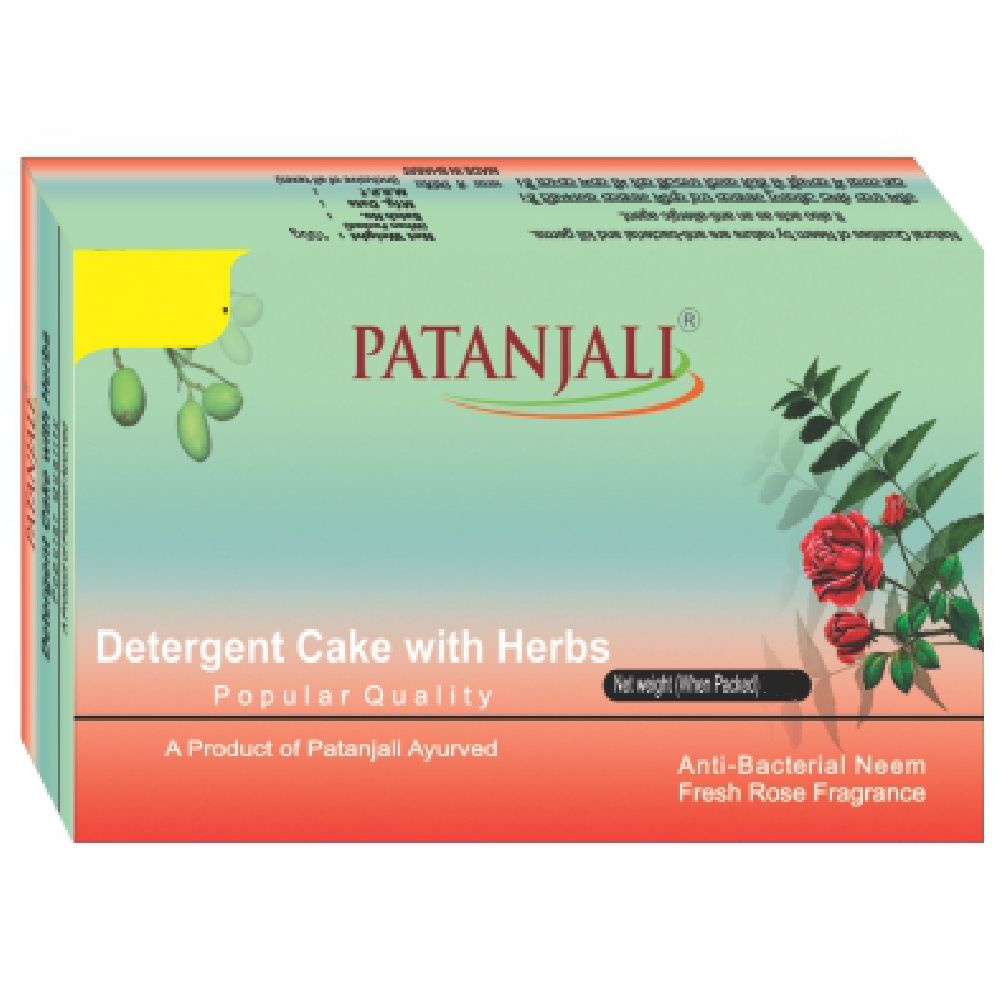 Patanjali (Rs.5) Popular Quality Detergent Cake, 100g