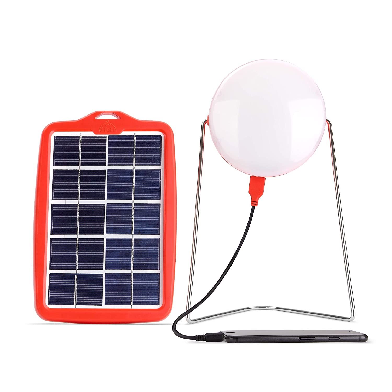 D.Light S200 Solar Rechargeable Light With Solar Panel