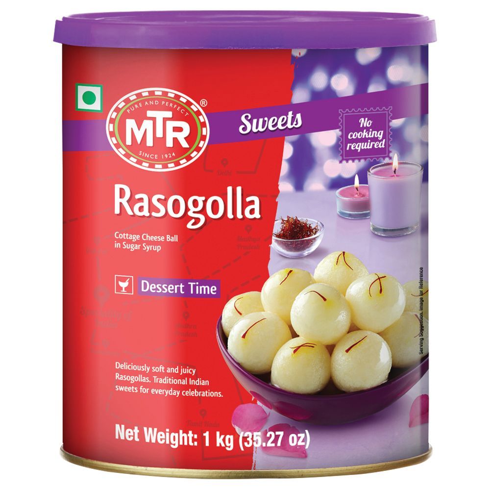 MTR Ready To Eat - Rasogolla Tin, 1kg