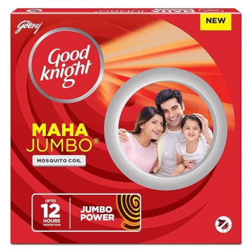Good Knight Maha Jumbo 12 Hours Coil, 4pc
