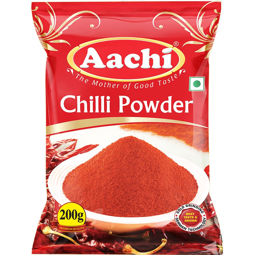 Aachi Red Chilli Powder Pouch, 200g