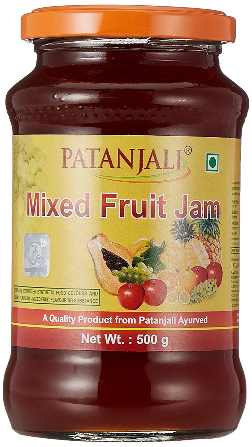 Patanjali Jam - Mixed Fruit, 500g