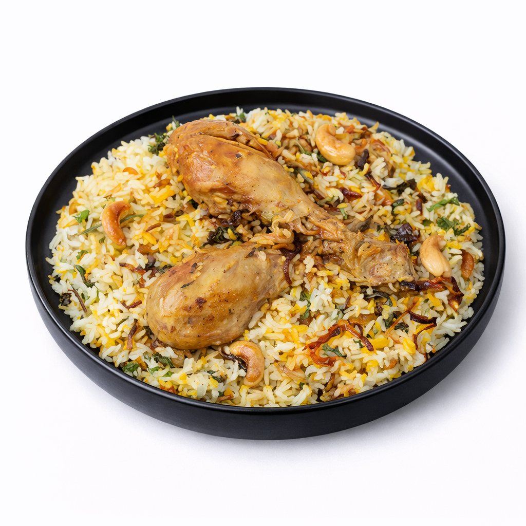 Thalassery Chicken Biriyani - Full Plate