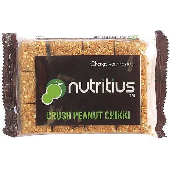 Nutritius Chikki - Crush Peanut, 125g
