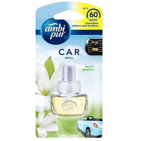 Ambipur Car Air Freshener Refill - Jasmine, 7.5ml