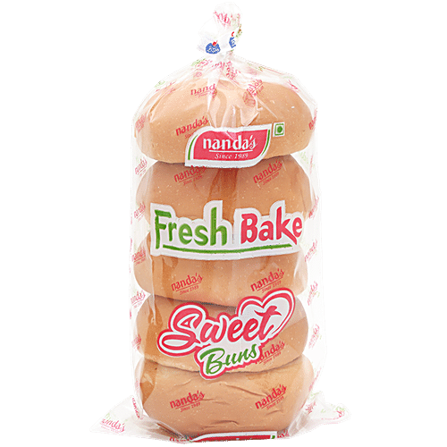 Nanda's Fresh Bake Sweet Buns, 250g (5pc)