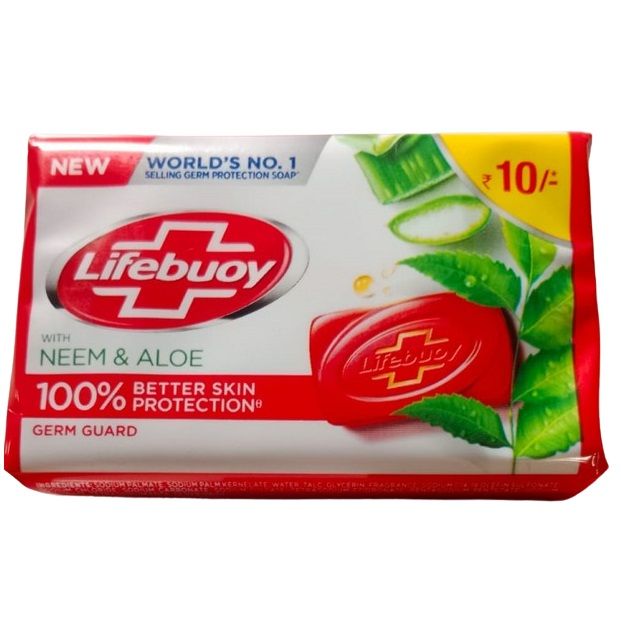 Lifebuoy Red Soap - Neem & Aloe, 46g