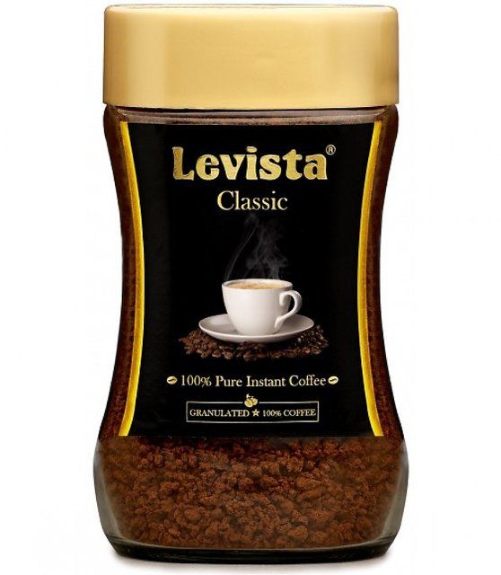 Levista 100% Instant Coffee Powder Bottle - Classic, 50g