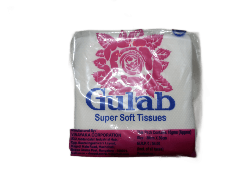 Gulab Super Soft Tissues, 70g (30 x`30cm)