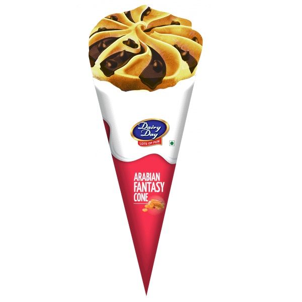 Dairy Day Junior Cone Ice Cream - Arabian Fantasy, 65ml