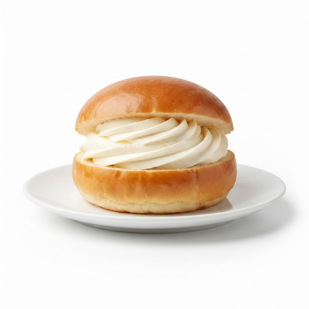 Cream Bun, 1pc