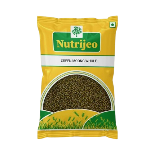 Nutrijeo Green Moong Dal Pouch - Whole, 500g