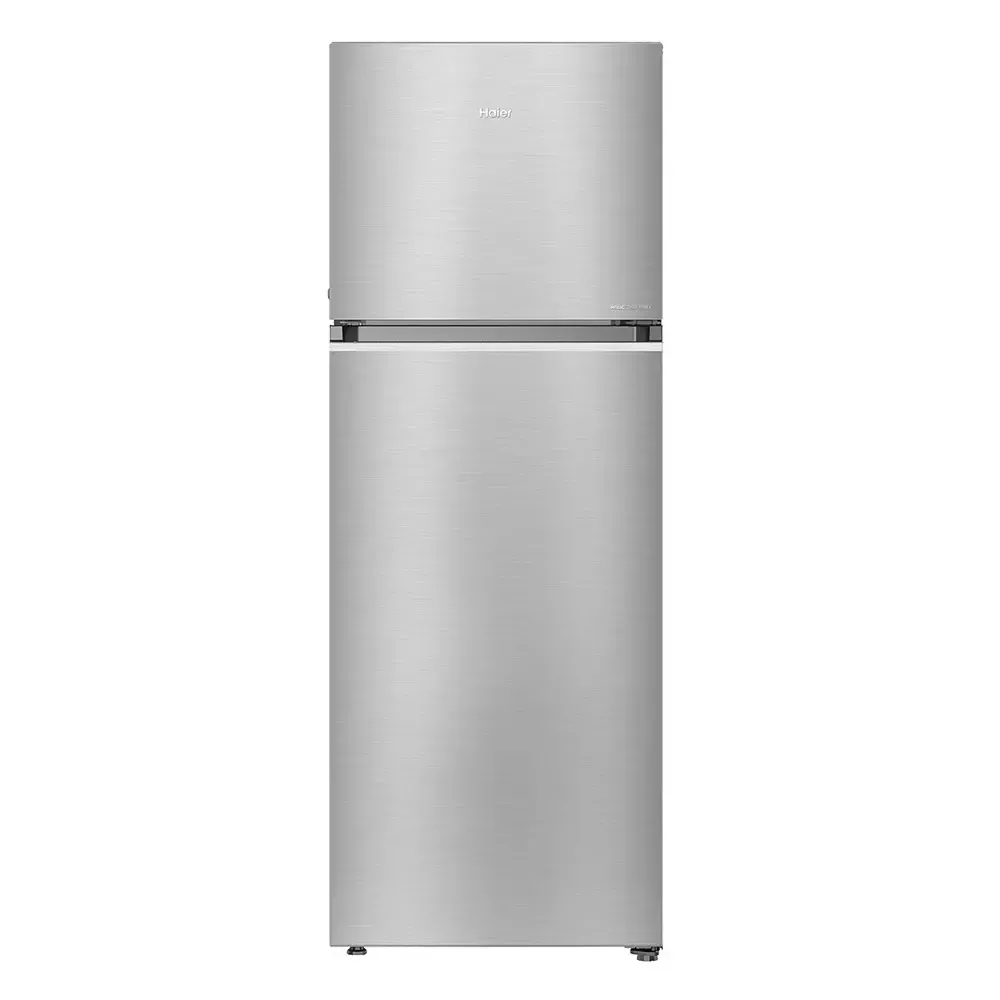 Haier 2 Star Double Door Refrigerator (260L, Steel)