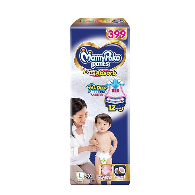 MamyPoko Extra Absorb Diaper Pants - L, 20pcs