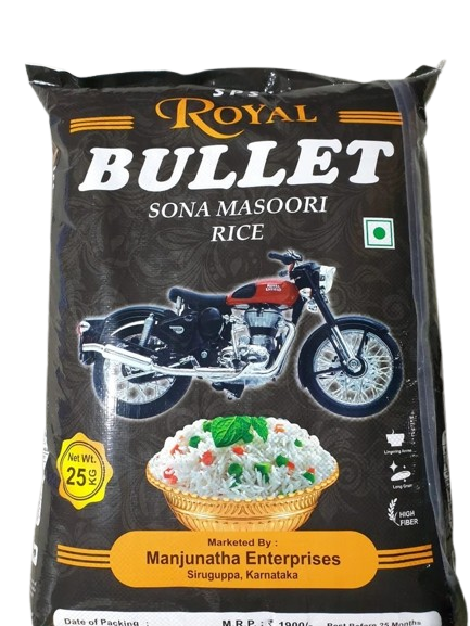 Royal Bullet Lachkari Kolam Jeera Rice Bag, 26kg