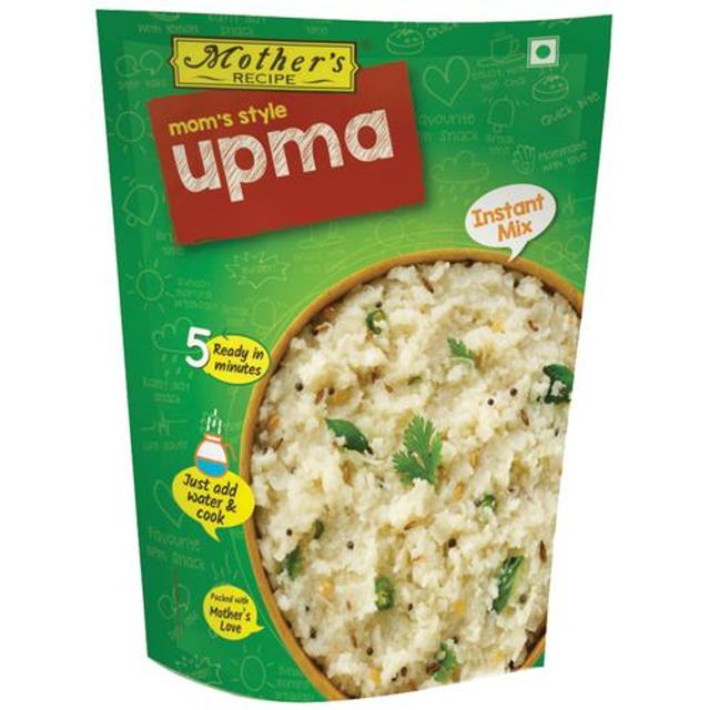 Mothers Recipe Instant Upma Mix Standy Pouch, 160g