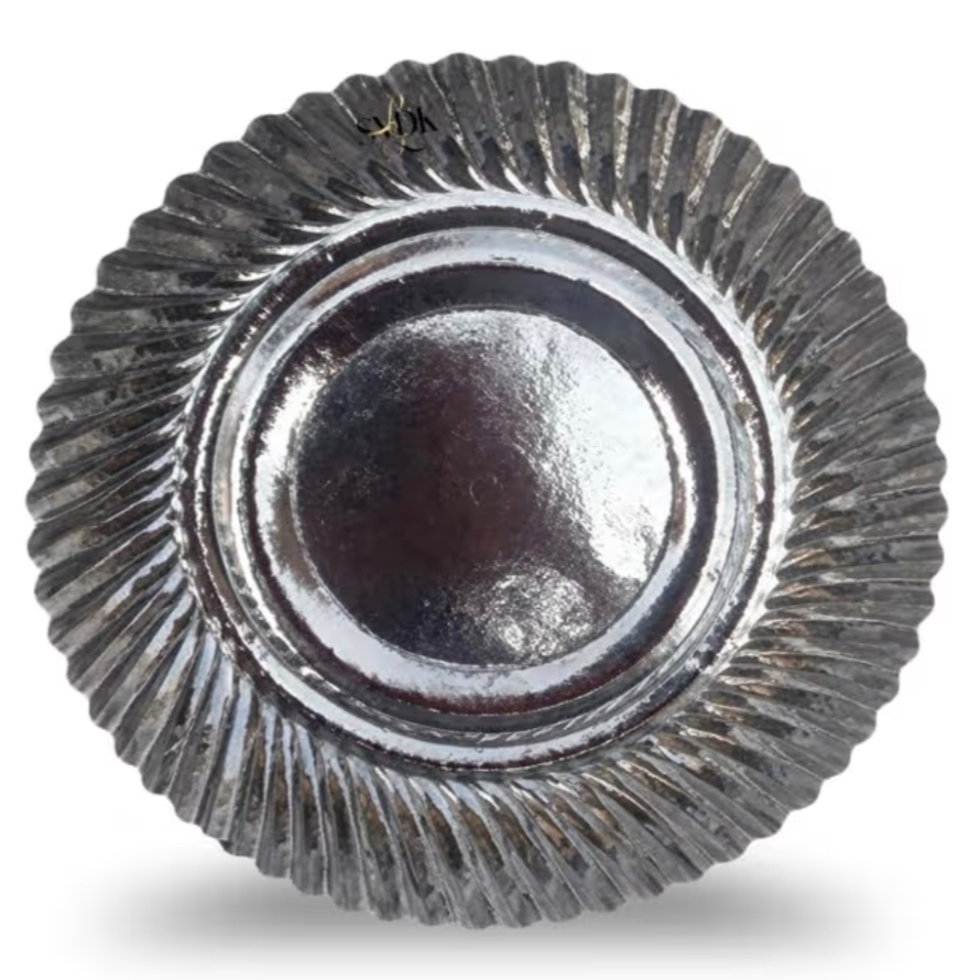 Disposable Paper Plate - Silver, 13pc (10 Inch)