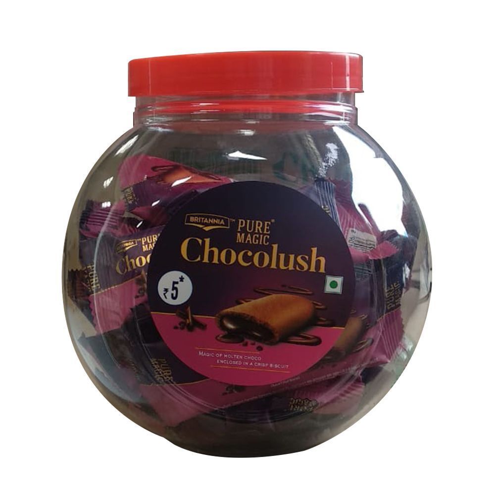 Britannia (Rs.5) Pure Magic Chocolush Biscuit - Choco Filled, 12g