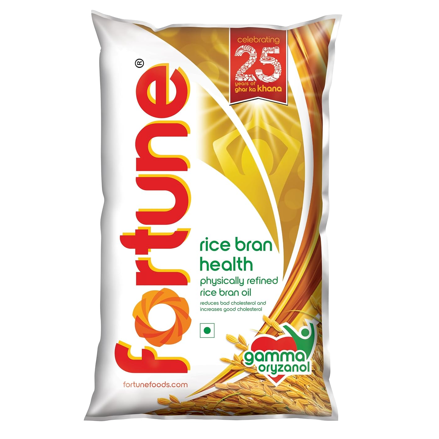 Fortune Rice Bran Oil Pouch, 870g