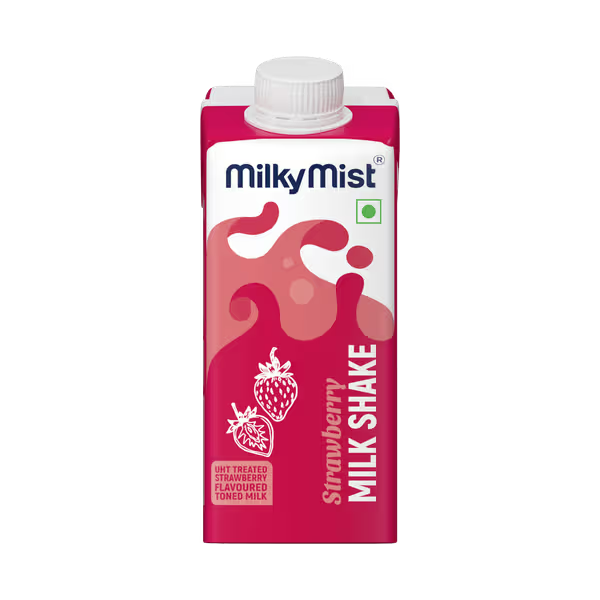 Milky Mist Milk Shake Tetra Pack - Strawberry, 170ml