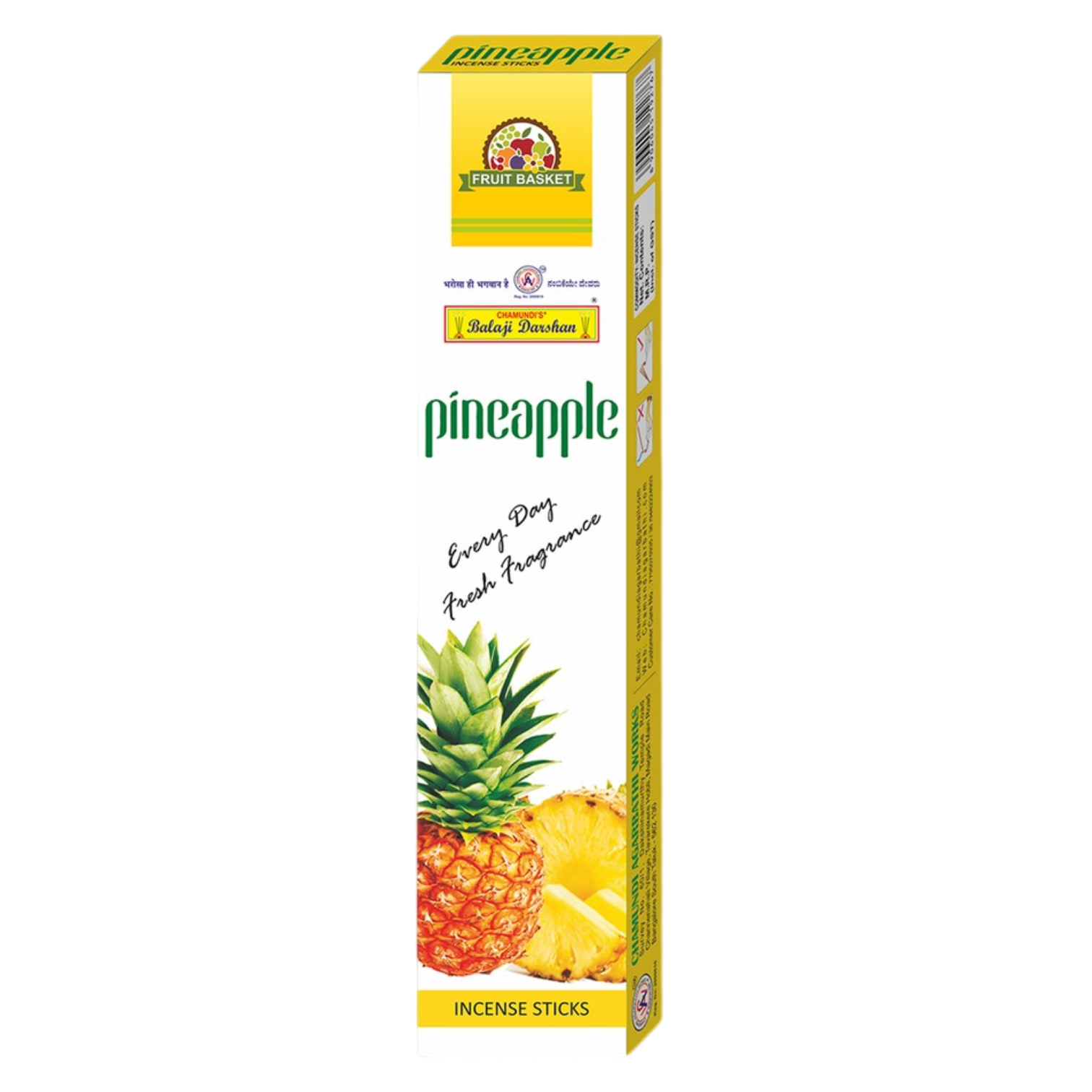 Balaji Darshan Agarbatti Sticks - Pineapple, 110g (MD)