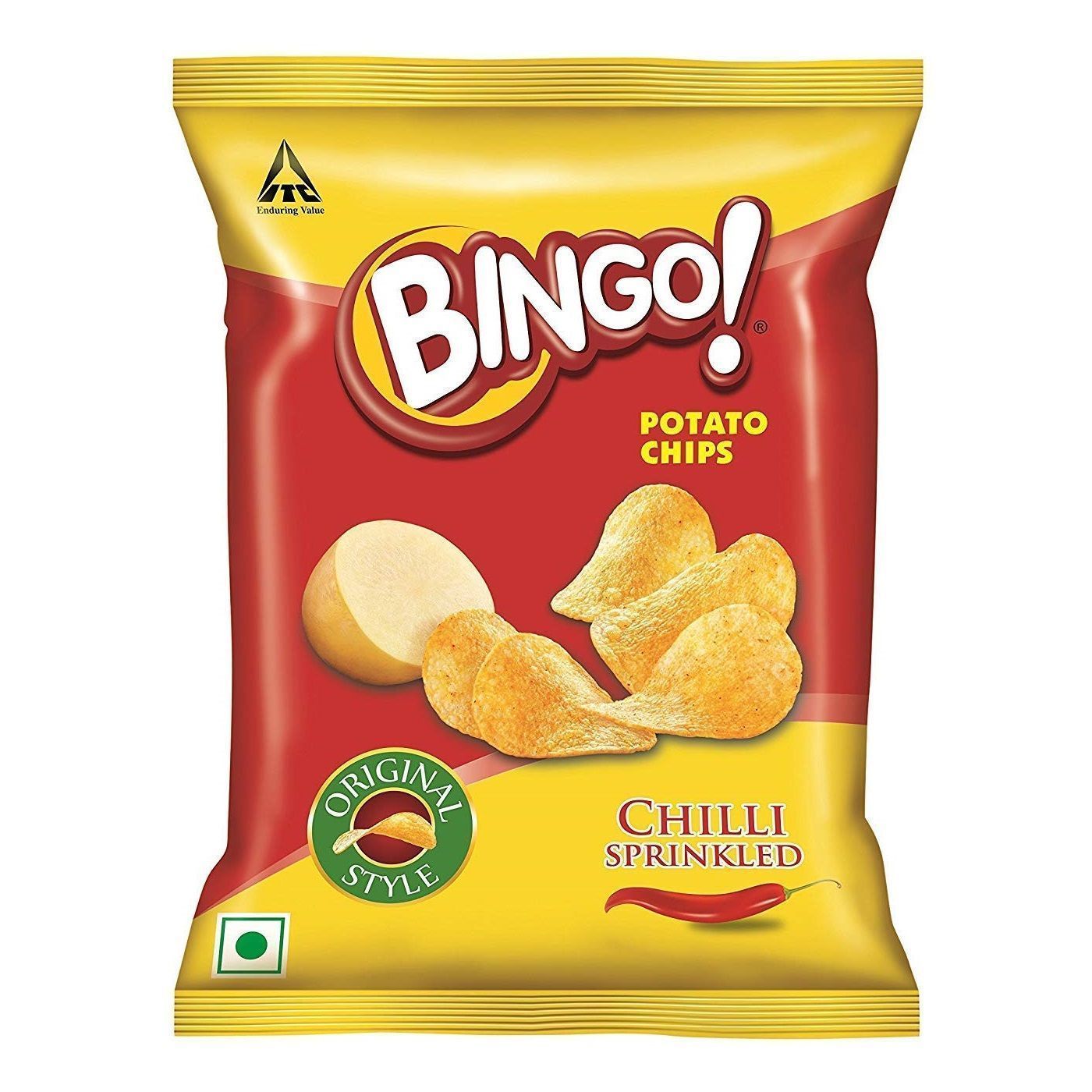 Bingo Potato Chips - Chilli Sprinkled, 21g