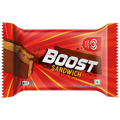 Kwality Wall's Sandwich Ice Cream - Boost, 80ml