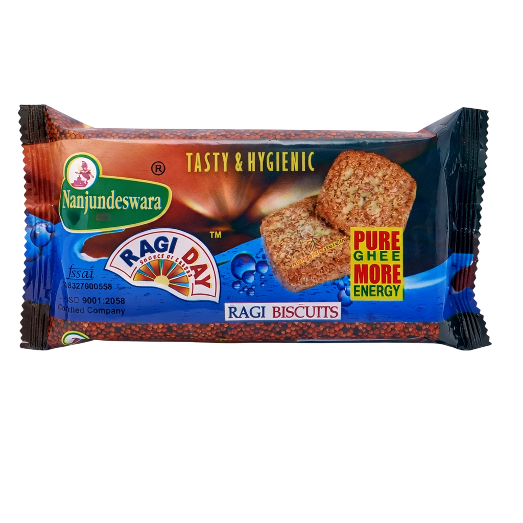 Nanjundeswara Ragi Day Ragi Biscuits, 75g
