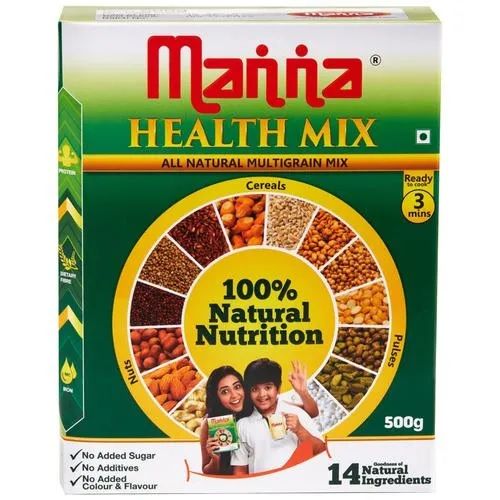 Manna Health Mix Carton - 100% Natural Nutrition, 500g