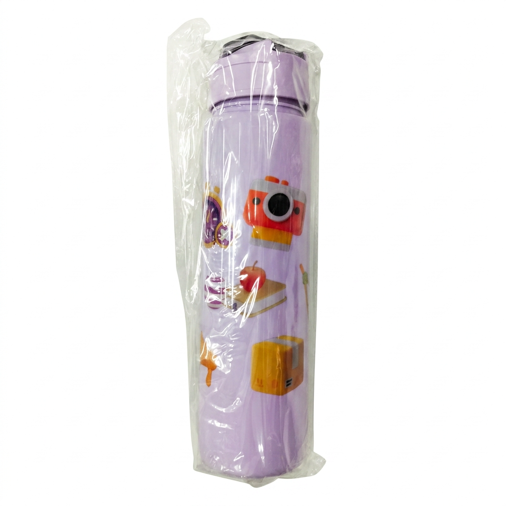 Themed Vacuum Insulated Water Bottle - Purple, 1pc