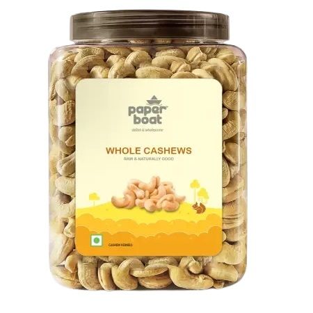 Paper Boat Whole Cashews Jar, 1kg