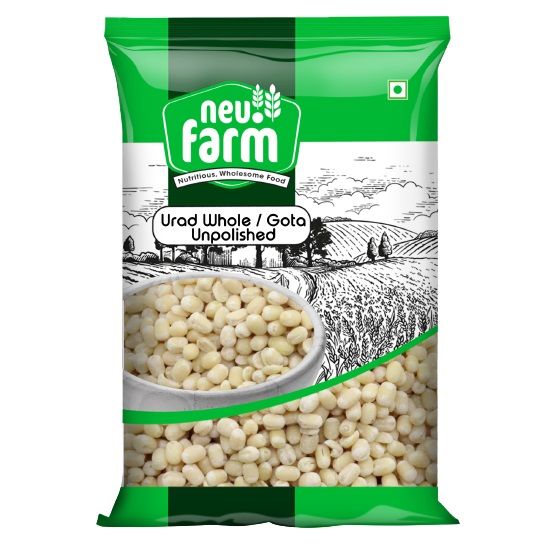 neu.Farm Unpolished Urad Whole / Gota, 500g