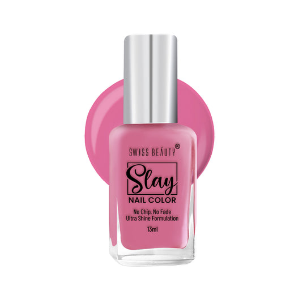 Swiss Beauty Slay Nail Color - Perfect Pink 304, 13ml