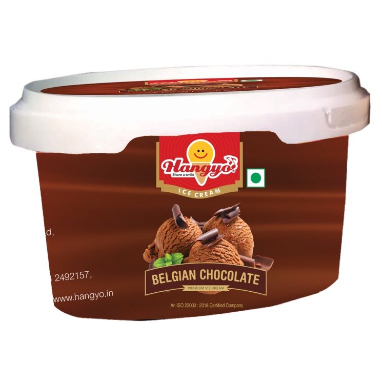 Hangyo Ice Cream Cup - Belgian Chocolate, 125ml