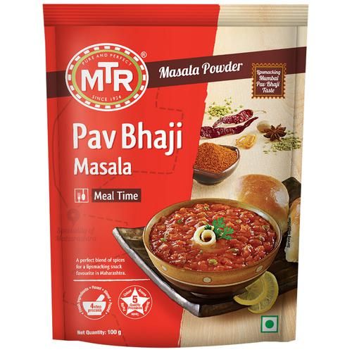 MTR Pav Bhaji Masala Powder Pouch, 100g