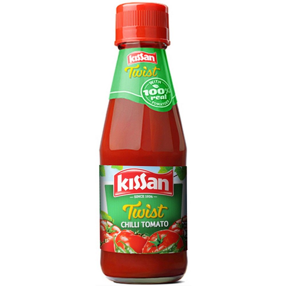 Kissan Ketchup Glass Bottle - Tomchi, 200g