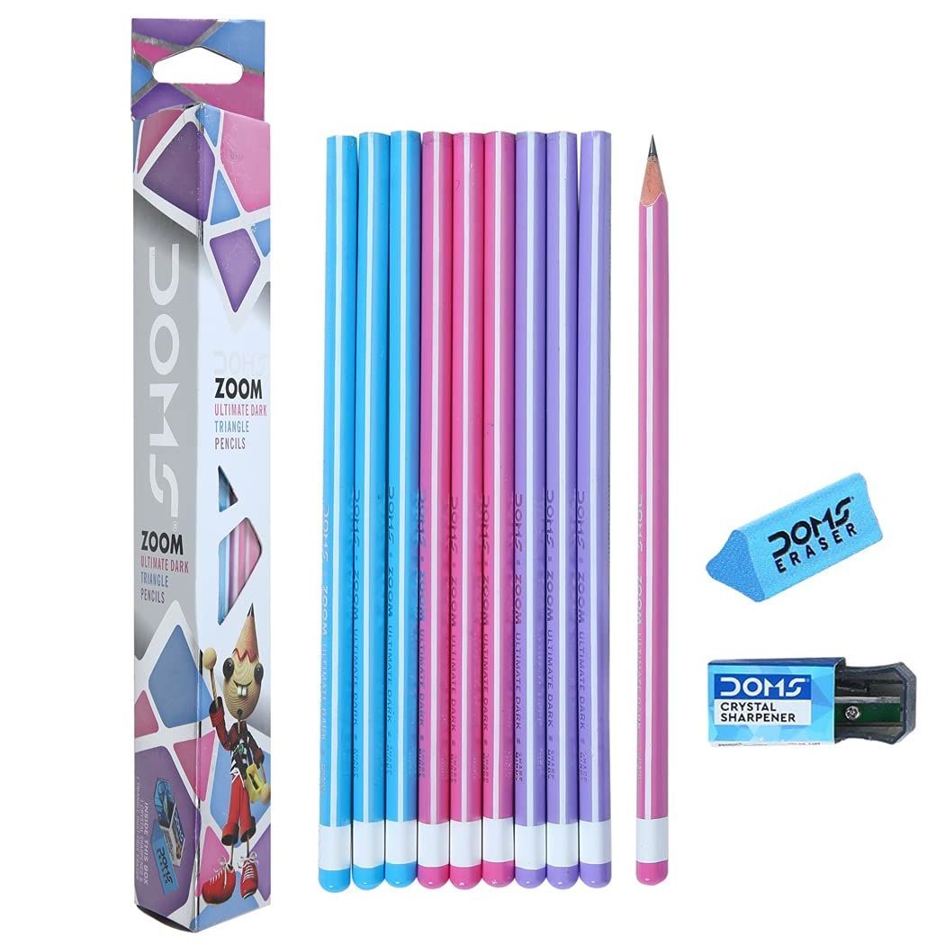 Doms Zoom Triangle Pencil, 10pc (3440)