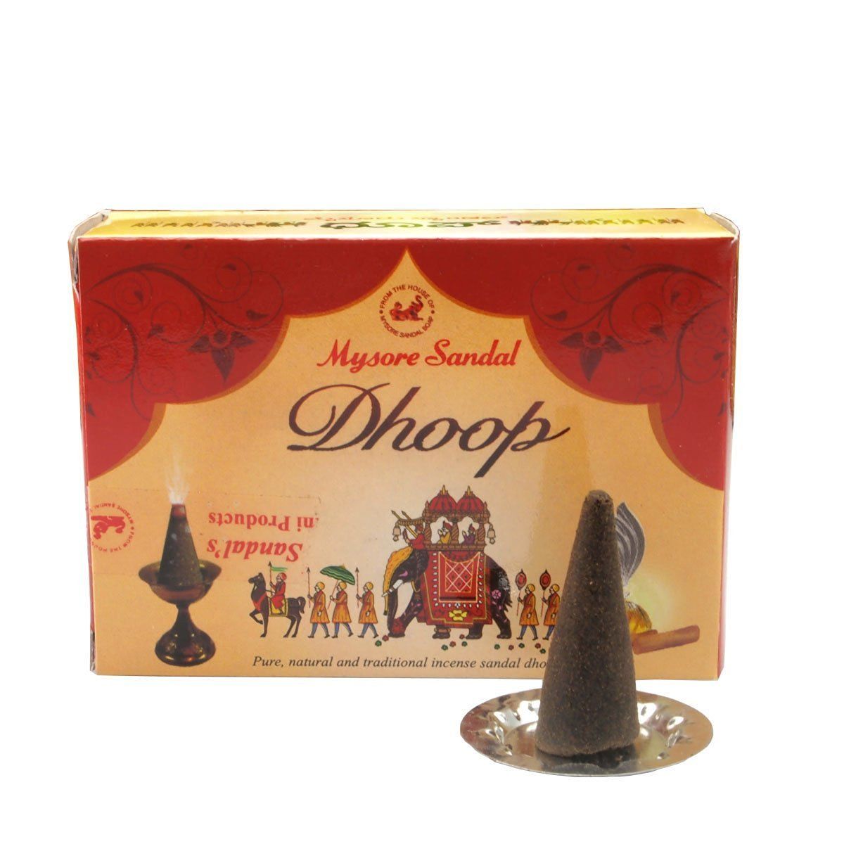 Mysore Sandal Dhoop Cones, 20pcs