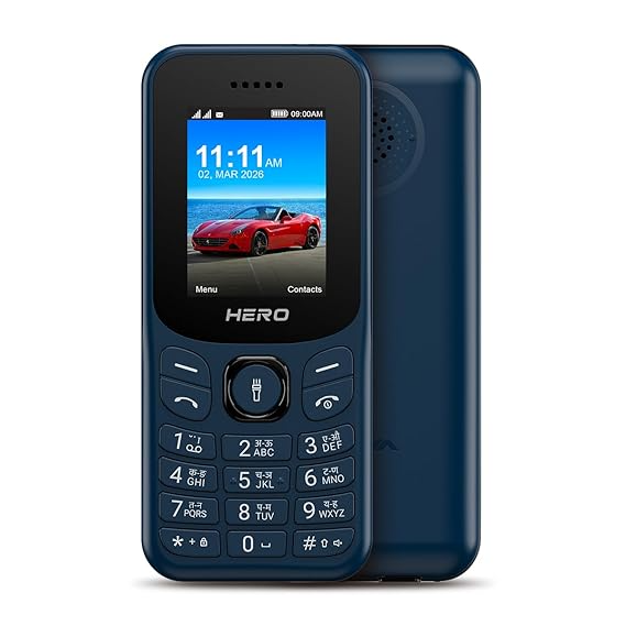 Lava | Hero Shakti 2026 | Dual SIM GSM Feature Phone (Black)