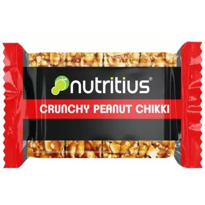Nutritius Chikki - Crunchy Peanut, 100g