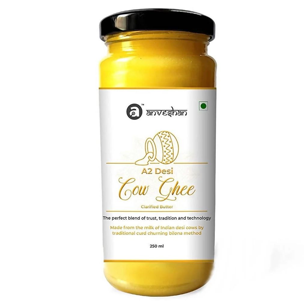 Anveshan A2 Desi Cow Ghee, 250ml
