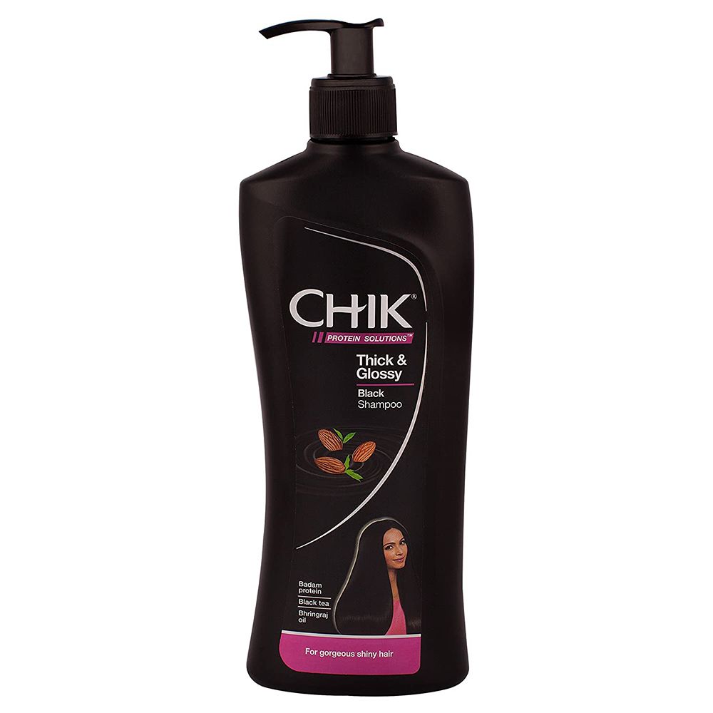 Chik Black Shampoo - Thick & Glossy, 340ml