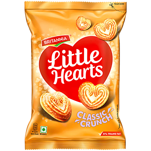 Britannia Little Hearts Biscuit - Classic, 70g