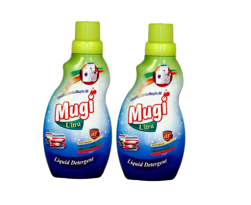 Mugi Liquid Detergent Liquid Combo - Ultra, 500ml + 500ml