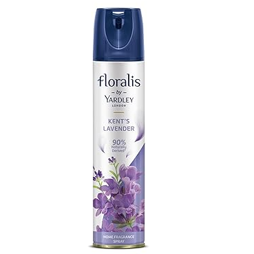 Yardley London Floralis Kent's Lavender Home Fragrance Spray / Air Freshener, 210ml