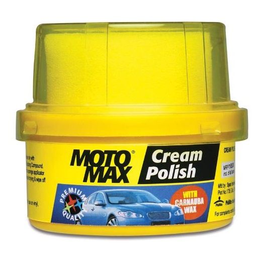 Motomax Cream Polish With Carnuba Wax, 60g