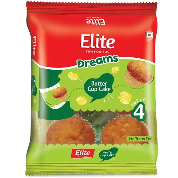 Elite Dreams Cup Cake - Butter, 100g (25g x 4pc)