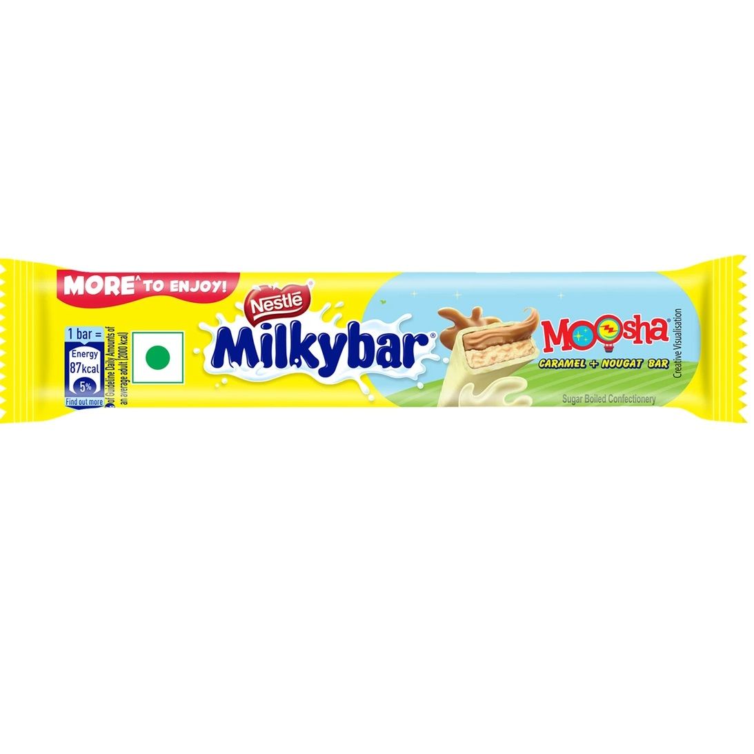 Nestle Milkybar Moosha Caramel + Nougat Bar, 20g