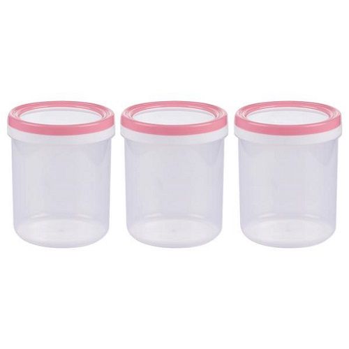Amson Easy Spin Container Set - Plain, 1.5L (3pc)