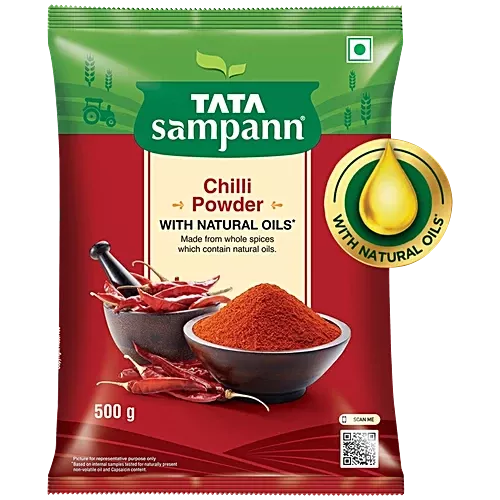 Tata Sampann Chilli Powder With Natural Oils 500G